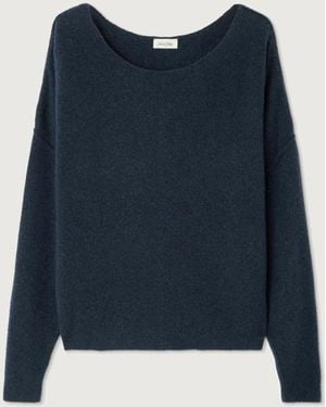 American Vintage American Vintage Damsville Slouchy Knitted Sweater - Blue