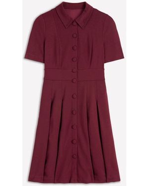Boden Bridget Ponte Short Dress - Red