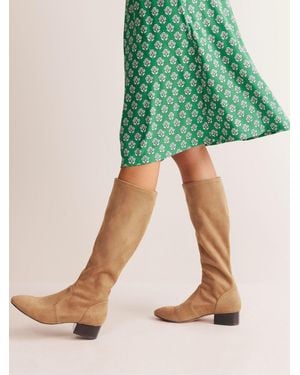Boden Flat Stretch Stiefeleu 40 (Uk 7) - Braun