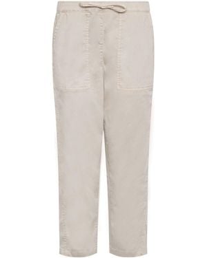 M Com Petite Soft Barrel Leg Pants - White