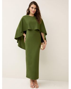 Next Cape Maxi Dress - Green