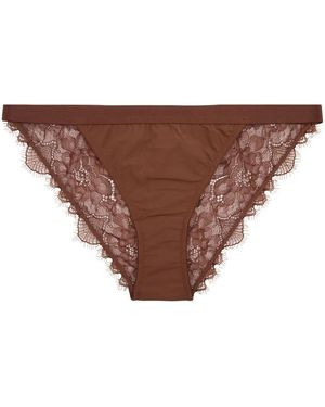 Love Stories Wild Rose Spitzenslip - Braun