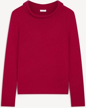 Hobbs Audrey Wool Cashmere Sweater - Red