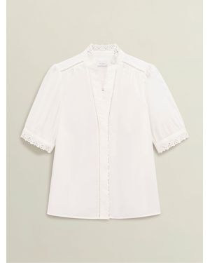 Hobbs Karis Blouse - Natural