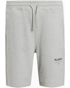AllSaints Allsaints Underground 100% Cotton Sweat Shorts - Grey
