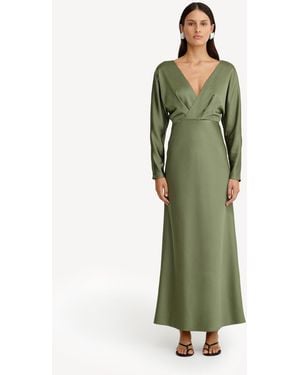 Significant Other Lucile Long Sleeve Maxi Dress - Green