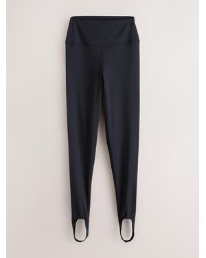 Self Sports Stirrup Leggings - Blue