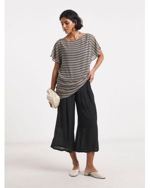 Simply Be Extreme Palazzo Culottes - White