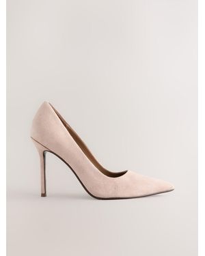 Next Pointed Toe Court Shoes - Pink