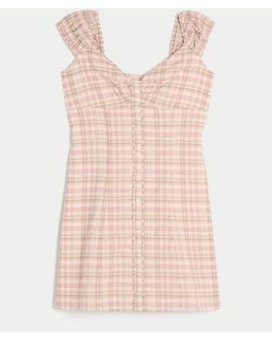 Hollister Cap Sleeve Mini Dress - Pink