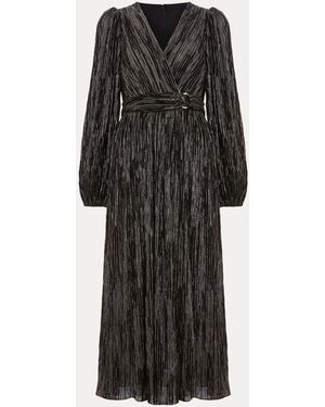 Phase Eight Petite Emre Stripe Dress - Black