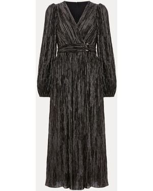 Phase Eight Petite Emre Stripe Dress - Black