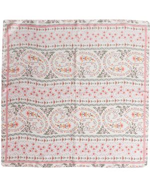 Smith & Soul Paisley Square Head & Neck Scarf - Pink