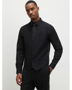 River Island Slim Fit Waistcoat - Blue