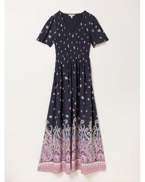 FatFace Fatface Alma Midi Dress - Blue