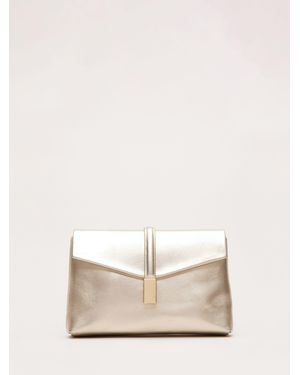 Phase Eight Phase Eight Leather Clutch Bag - Natural