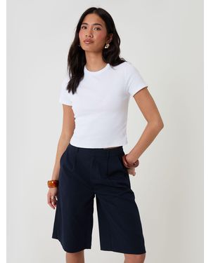Threadbare Tailored Bermuda Shorts - Blue