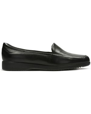 Clarks Georgia Leather Shoes - Schwarz