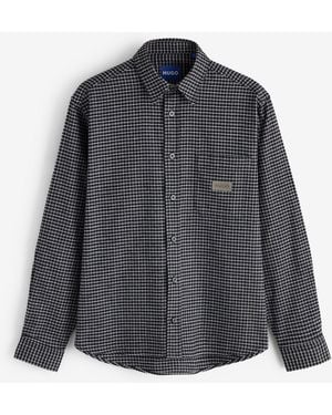 HUGO Relaxed Fit Ebalto Logo Shirt - Gray