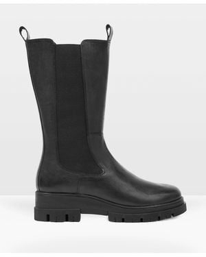 Celtic & Co. Chunky Tall Chelsea Boots - Black