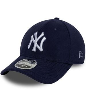 KTZ Fleece 9Forty New York Yankees Cap - Blue