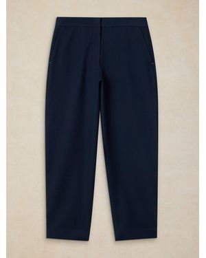 White Stuff Crop Straight Pants - Blue