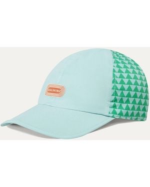 SealSkinz Waterproof Quick Dry Foldable Printed Running Cap - Blue