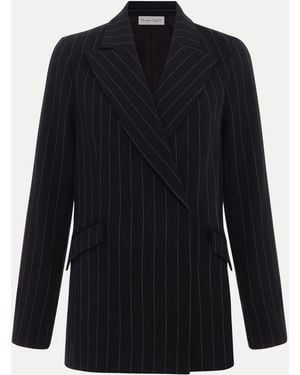 Phase Eight Phase Eight Pia Pinstripe Blazer - Blue