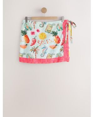 Next Wrap Mini Skirt - Multicolor