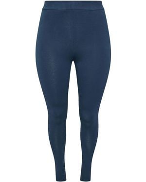 Evans Cotton Leggings - Blue