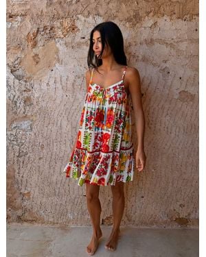 Never Fully Dressed 100% Viscose Slip Dress - Brown