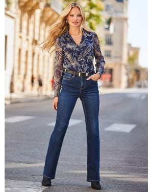 Sosandar Bootcut Jeans - Blue