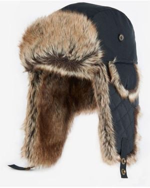Barbour Cleadon Trapper Hat - Black
