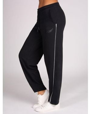 Pineapple Wide Barrel Balloon Joggers - Blue