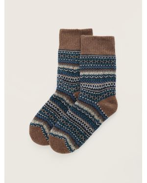 Seasalt Cornwall House Socks - Blue