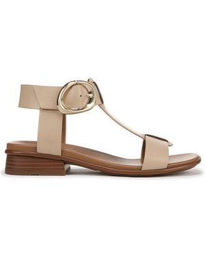 Naturalizer Brandy Wide Fit Strappy Sandals - Natural