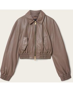 AllSaints Chocolate Anouk Bomber Jacket - Brown