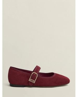 Hobbs Clara Mary Jane Shoes - Red