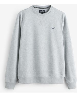 Threadbare Crew Neck Sweatshirt - Grey