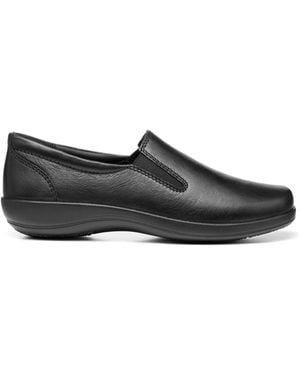 Hotter Wide Fit Glove Ii Slip-On Shoes - Schwarz