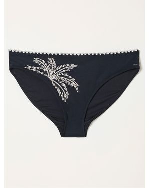 FatFace Fatface Cornelli Cornelli Full Bikini Bottom - Blue