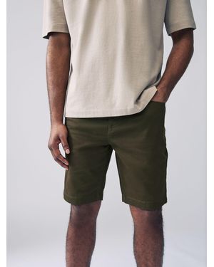 Next Motionflex Chino-Shorts Mit 5 Taschen - Natur