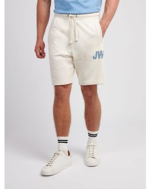 Jack Wills Sport Club Loopback Shorts - Natural
