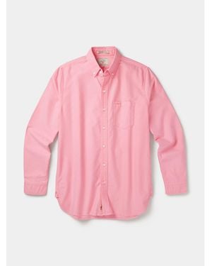 aubi Aldridge Garment Dyed Shirt - Pink