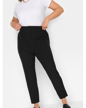 Yours Curve Elastische, Konisch Zulaufende Stretch-Hose48 - Schwarz
