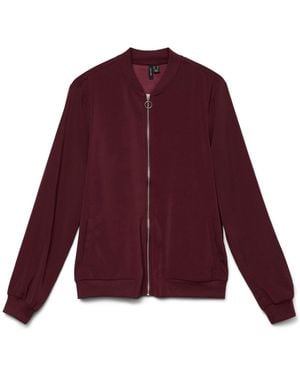 Vero Moda Vero Moda Lightweight Bomber Jacket - Red