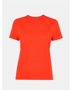 Whistles Posie Double Trim T-Shirt - Red