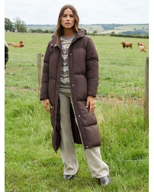 Threadbare Maxi Puffer Jacket - Green