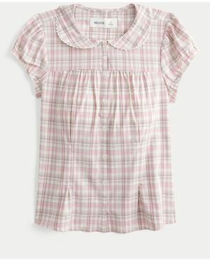 Hollister Collar Shirt - Pink