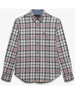Superdry Long Sleeve Cotton Lumberjack Shirt - White